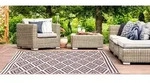Jet-line - Garten Teppich Outdoor Kunststoffteppich Austin Braun 240x300 Cm...