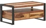 Couchtisch 100x55x45 Cm Massivholz Akazie Vidaxl