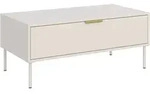 Selsey Vena &ndash; Couchtisch Mit Schublade - Kaschmir - 100x50 Cm