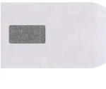 Versandtasche Lettersafe Din C5 Mit Fenster 90g/m2 Mit Haftklebung Offsetpapier Wei&szlig;