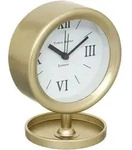Tischuhr Marion, Golden, &Oslash; 12 Cm