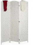 Relaxdays - Paravent Raumteiler, Hxb: 170 X 120 Cm, Faltbarer Raumtrenner, 3-teiliger