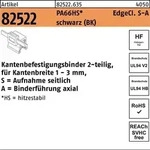 Hellermanntyton - Befestigungsbinder R 82522 M.edgeclip 4,6 X 200/45 Pa66hs...