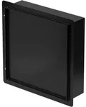 Luxebath Wandnische Dusche Edelstahl Mit Befliesbarer T&uuml;r, 25,5x25,5x10 Cm,...