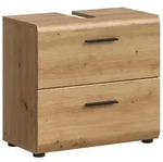 Ice Waschbeckenunterschrank 2 Schubladen Eiche Dekor.
