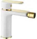 Rea - Bidetarmatur Bloom Wei&szlig; Gold