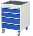 Rau Roll-container Mit 4 Schubladen-l 2x120, 2x150mm