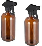 Spr&uuml;hflasche Glas, 2x 500 Ml, Set, Nachf&uuml;llbar, Nebel & Strahl, Haarpflege,