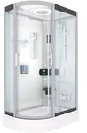 Dampfdusche Sauna Dusche Duschkabine D60-70t2l-ec 120x80 Cm Mit 2k Scheiben