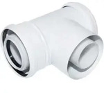 Bertrams 1 X Revisionsbogen Polyline Las Dn 60/100, 87&deg;, Wei&szlig; 41rb87-60
