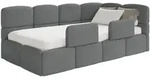 Selsey Cloudy &sbquo;&Auml;&igrave; Kinderbett 120 Cm, Bettkasten, 2x Rausfallschutz, Chenille,