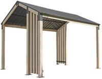 Sojag Aluminium Pergola Lito 10x12 Holzoptik