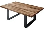 Couchtisch Wild-/zerreiche 110x70x45 Tabacco Brown Ge&ouml;lt Montreux 316