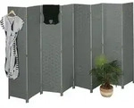 Relaxdays - Paravent, 8-teilig, Raumtrenner Faltbar, Hxb 170x320 Cm, Sichtschutz
