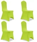 Vidaxl Stretch Chair Cover 4 Pcs Green
