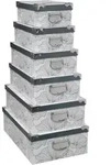 5five Simply Smart - 6 Dosen Delicatesse Schwarz Und Wei&szlig; Metallecken - 5five