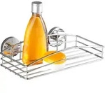 Vacuum-loc&reg; Wandablage 2er Set, Befestigen Ohne Bohren, Silber Gl&auml;nzend, Stahl