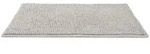 Beautissu - Badematte Badezimmerteppich Beaumare Wr Rutschfest 120x70cm Hellgrau