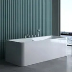 Doporro Design-badewanne Vicenza601 170x80x57 Cm Komplett Zur Wandmontage Mit