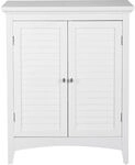 Badschrank Badm&ouml;bel Wei&szlig; Holzschrank Freistehende Badezimmer Teamson Elg-585