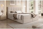 Fun Moebel - Boxspringbett Schlafzimmerbett Arturo 200x200cm Stoff Freya...