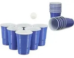 200 X Beer Pong Becher, Stabiler Plastikbecher, Partybecher 16 Oz/ 473 Ml,