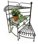 Dandibo - Blumentreppe Metall 64 Cm Blumenst&auml;nder Mit 3 Ablagen Dy12020