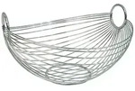 Zeller Obstkorb, Oval, Chrom