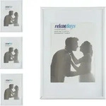 4 X Bilderrahmen, Din A4, Passepartout 15x20 Cm, Glasscheibe, Fotorahmen Zum Stellen