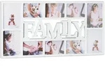 Relaxdays - Bilderrahmen Familie, Fotorahmen F&uuml;r 10 Bilder, Collage Family Zum