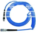 Spiralschlauch-stahlkupplung-set, Pu, Schlauch-&oslash; 10x6,5, 7,5 M - Riegler