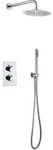 Unterputz Regendusche 25 Cm Komplettset Mit Wandbrausekopf Arm Chrom
