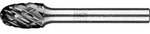 Hartmetall Hochleistungsfr&auml;sstift Steel Tropfen Tre &Oslash; 10x16 Mm Schaft-&oslash; 6 Mm