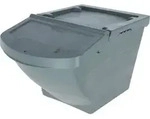 Kerbl Futterbox Stapelbar Mit Deckel &ndash; 60 Liter (57,8 X 39 X 49 Cm) 3210253