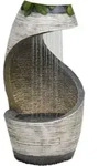 Granimex Nimbus Polystone Wassers&auml;ule Mit Pumpe Und Led-beleuchtung Wasserspiel