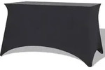 Stretch-tischhusse 2 Stk. 183 X 76 X 74 Cm Anthrazit Vidaxl