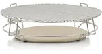 Smokersystem F&uuml;r &Oslash; 57 Cm Kugelgrill &Oslash; 54 Cm Edelstahl Grillerh&ouml;hung 3...