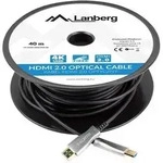 Lanberg M/m V2.0 Hdmi-kabel 30m Schwarz Optisch Aoc