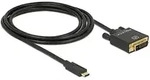 Delock Usb-kabel Typ C - Dvi(24+1) St/st 4k 30 Hz 2,0m Sw (85321)