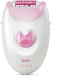 Braun Se3-000 Silk-&eacute;pil 3 Epilierer Wei&szlig;/pink