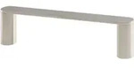 Handtuchhalter Boston Rund L&auml;nge 260 Mm X H&ouml;he 30 Mm X Tiefe 70 Mm Edelstahl