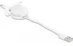 Delock Easy 45 Modul Usb 2.0 Ausrollkabel Usb Typ-a Zu 8 Pin Lightning Stecker Wei&szlig;