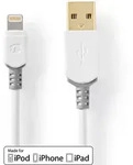 Nedis Usb-datenkab.lightning - Usb A (ccbw39300wt10 1m Ws)