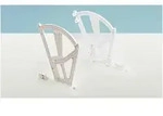 Hettich Schuhschrankbeschlag, 1 Fach, Et 135mm, Eh 265mm, Kunststoff, Wei&szlig;
