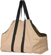 Polyester Kaminholztasche Birke Beige 27 Kg