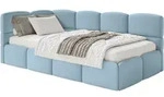 Selsey Cloudy &sbquo;&Auml;&igrave; Jugendbett 120x200, Kopfteil Links, Matratze &...