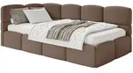Selsey Cloudy &sbquo;&Auml;&igrave; Jugendbett 120x200, Kopfteil Links, Matratze &...