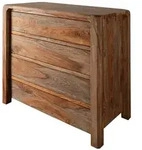 Kommode Sheesham 96x50x90 Grau Ge&ouml;lt Bueno 2004