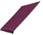 Quick-star - Ersatzdach F&uuml;r Klemmmarkise 250x130cm Bordeaux Balkon Sonnensegel