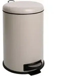 Svita T20 M&uuml;lleimer 20liter Stahl Treteimer Abfalleimer M&uuml;lltonne Taupe